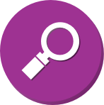 circle icon purple